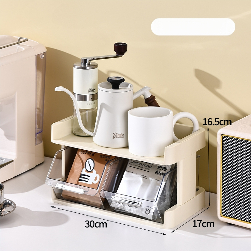 Gyári kapszulás kávétároló asztali irodai teaszoba bár kiállító doboz snackek fülbe akasztható teafilter tároló állvány