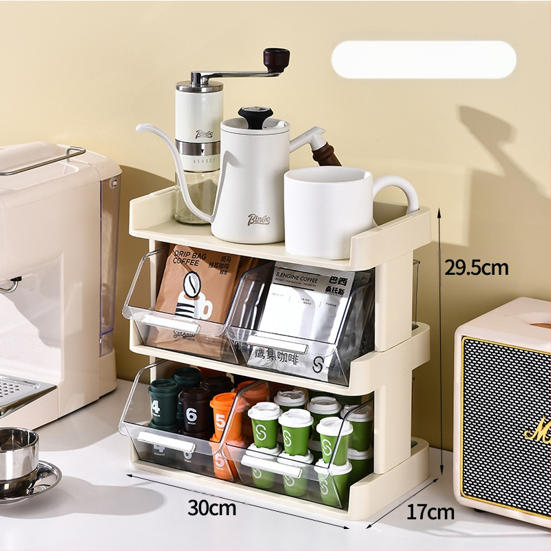 Gyári kapszulás kávétároló asztali irodai teaszoba bár kiállító doboz snackek fülbe akasztható teafilter tároló állvány