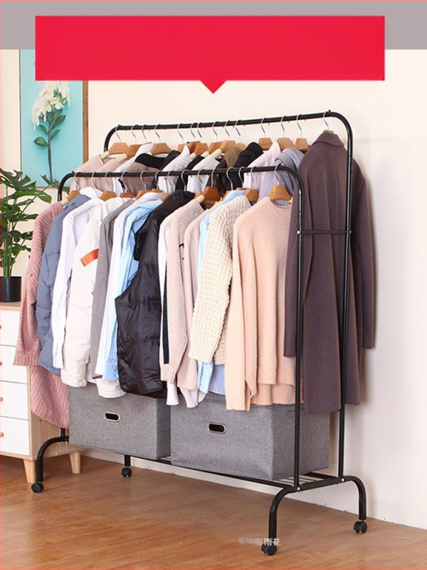 Magas és alacsony dupla rúd akasztós huzat hálószobába, padlóra helyezhető, porvédő huzat, átlátszó ruhákhoz, porvédő huzat kabáttárolóhoz