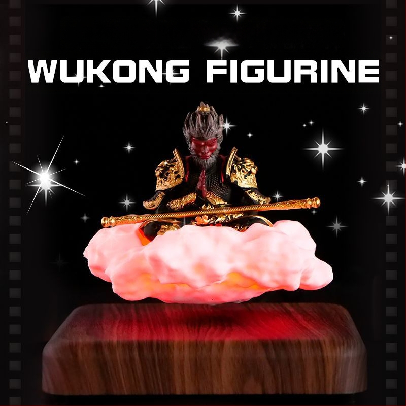 Черен мит Укунг Магнитни Левитационни Орнаменти Новогодишен Гадже Сун Укунг Ръчно Изработени Играчки Креативен Подарък за Момчета