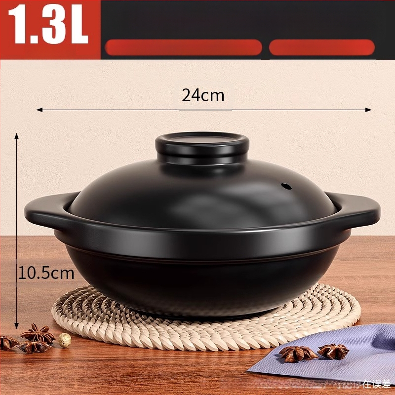 Koduseks kasutamiseks mõeldud hautisepott, gaasikindel kõrge temperatuuriga kuivküpsetus savipott riisi gaasipliidi supp keraamiline äriline väike hautis igapäevaseks kasutamiseks