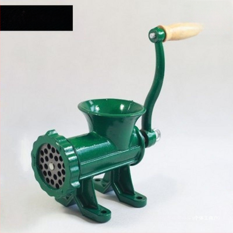 Старомодна чугунена ръчна месомелачка № 12, ръчна плънка за наденици, месомелачка, машина за наденици, мелачка за пилешко месо, мелачка за риба, други не са включени