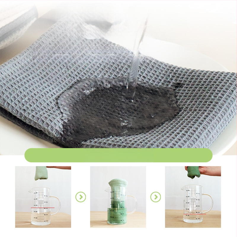 „Crossborder“ namų virtuvės grynos medvilnės paprastas indų plovimo šluostė vaflinis arbatos rankšluostis keturių kostiumų virtuvinis rankšluostis servetėlė