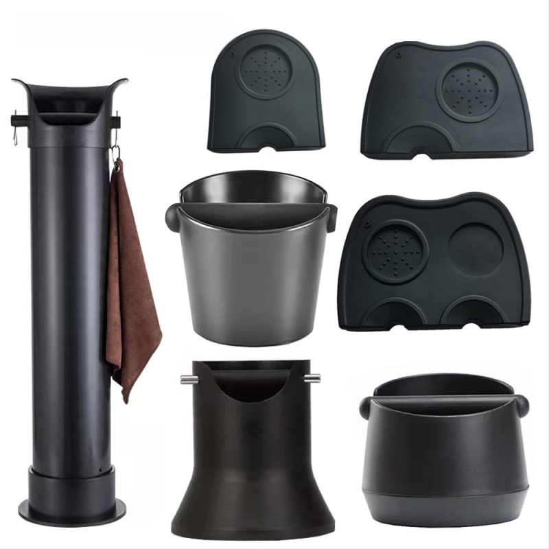 Tehase otsetarne laos kohvipulbri padja räbuämber ABS-ist räbuämber kohvibaari matt hoiuämber kohvimasina sobitamine