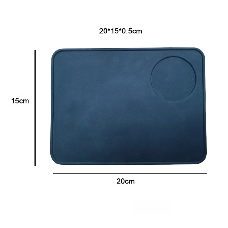 Tehase otsetarne laos kohvipulbri padja räbuämber ABS-ist räbuämber kohvibaari matt hoiuämber kohvimasina sobitamine