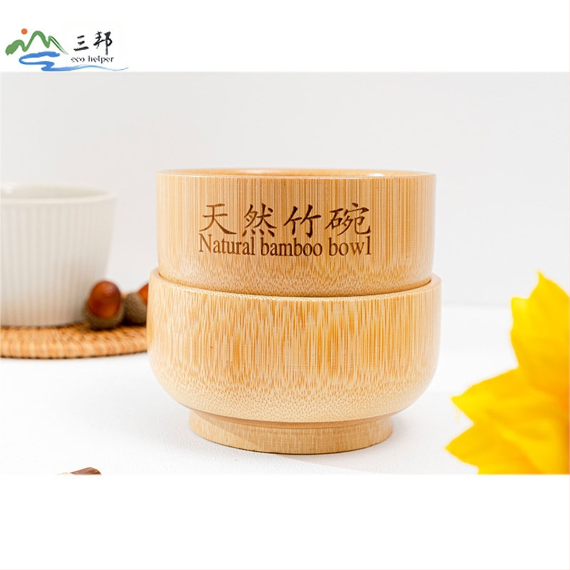 Akácfa salátástál otthoni használatra, természetes bambusztál, extra nagy fa tésztatál, gyermek leesés- és forrázásgátló tál