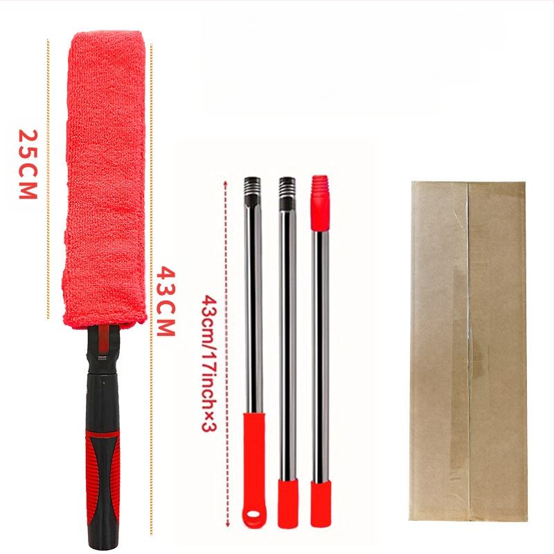 Tarpų valymo šepetys buitiniam žaliuzių šepečiui, oro kondicionieriaus oro išleidimo angos šepečiui, kuris gali prailginti lubų valymo šluostę