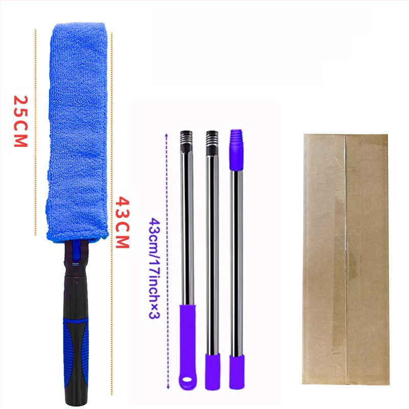 Tarpų valymo šepetys buitiniam žaliuzių šepečiui, oro kondicionieriaus oro išleidimo angos šepečiui, kuris gali prailginti lubų valymo šluostę