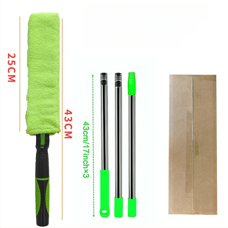 Tarpų valymo šepetys buitiniam žaliuzių šepečiui, oro kondicionieriaus oro išleidimo angos šepečiui, kuris gali prailginti lubų valymo šluostę