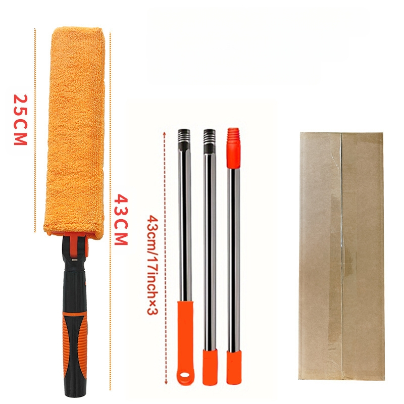 Tarpų valymo šepetys buitiniam žaliuzių šepečiui, oro kondicionieriaus oro išleidimo angos šepečiui, kuris gali prailginti lubų valymo šluostę