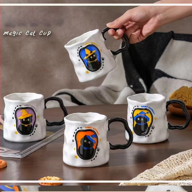 Uus toode Väike punane raamat Raputa Heli Internet Populaarne loominguline käsitsi sõtkuv keraamiline kruus Reklaamkingitus Ühekordne tass Isikupärastatud veekruus meestele ja naistele