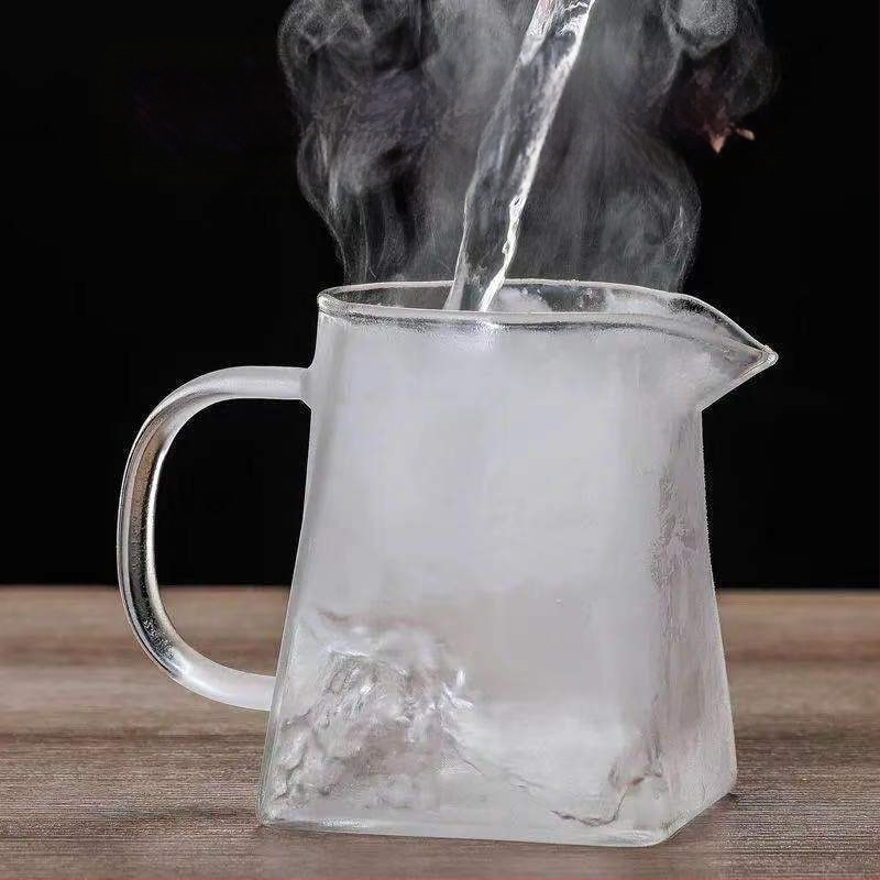 Buitinis arbatos filtras, aukštai temperatūrai atsparus arbatinukas, elegantiškas puodelis, arbatinukas, arbatos ir vandens atskyrimo arbatos virimo aparatas, stiklinis arbatos puodelis