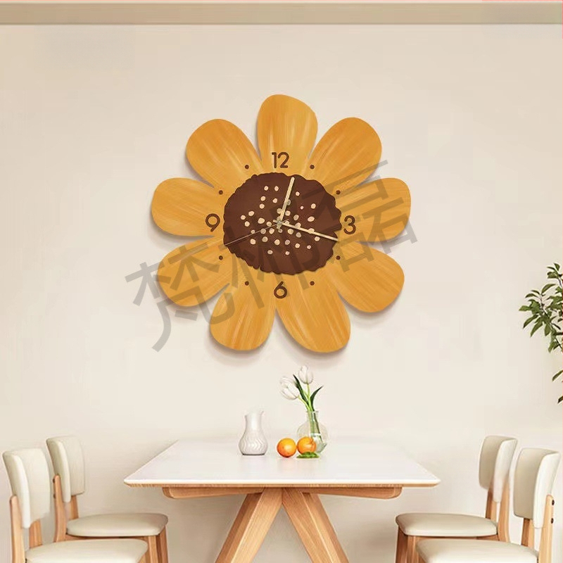 Alkalmi falióra, falra akasztható óra, vendég étterem, kreatív virágos hálószoba, pásztori stílusú szobadekoráció, csendes óra