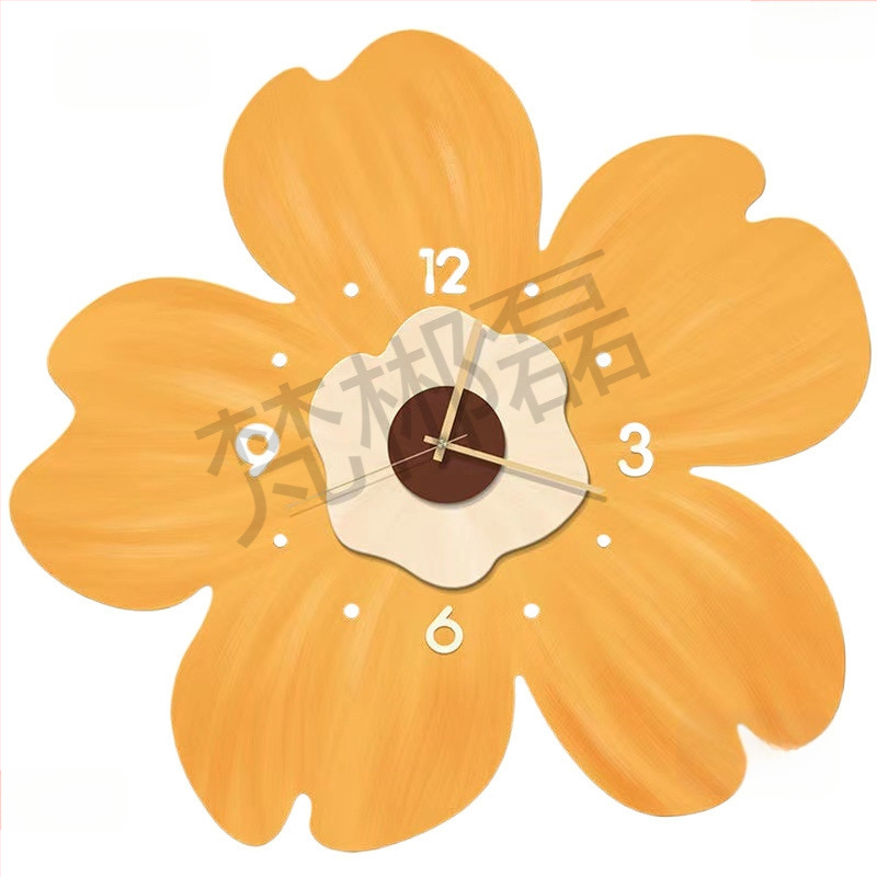 Alkalmi falióra, falra akasztható óra, vendég étterem, kreatív virágos hálószoba, pásztori stílusú szobadekoráció, csendes óra