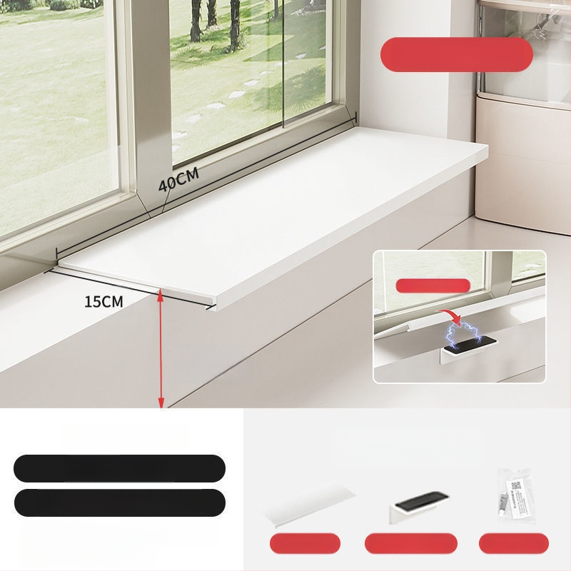 Löögivaba köögi aknalaua pikendusplaadi hoiuriiul, tööpinna laiendatud akna magnetiline vaheseina pikendus, kahekihiline hoiuriiul