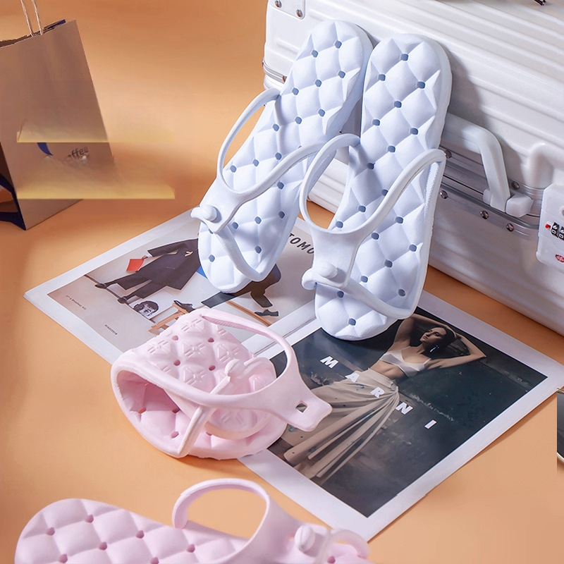 Ceļojumu čības Pārnēsājamas neslīdošas ceļojumu sandales Sieviešu sandales Čības Komandējuma peldēšanas saliekamās vīriešu vannas istabas viesnīcas