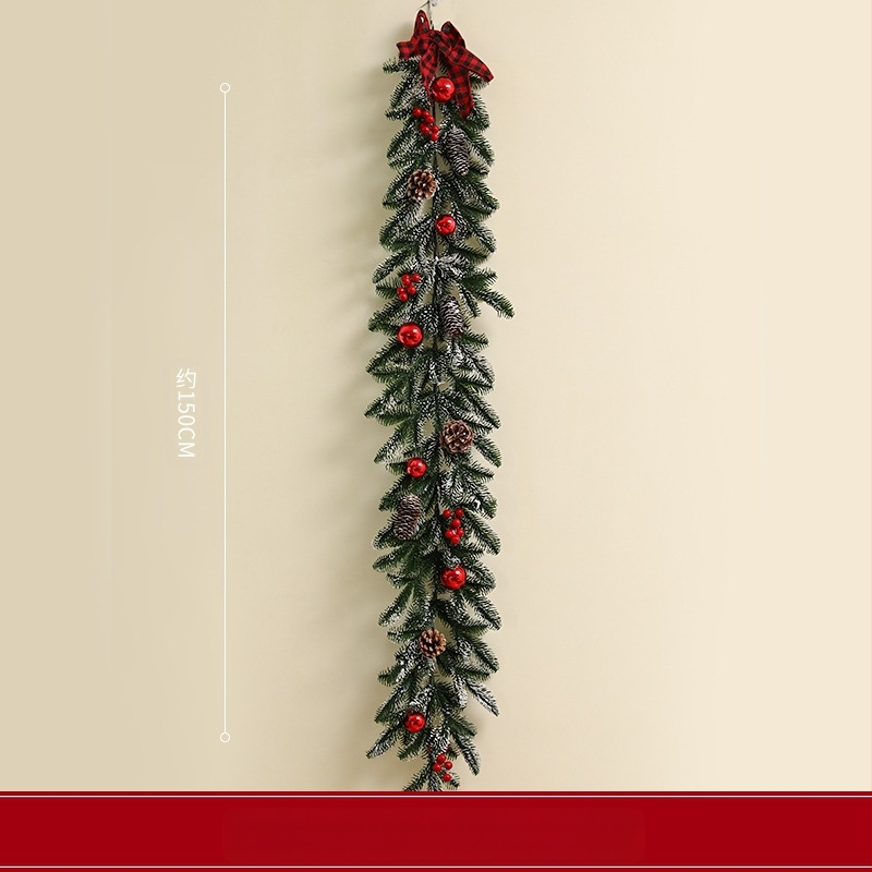 2025 noi decorațiuni de Crăciun, ornamente din ratan, agățat pe ușă, fundal, recuzită de perete, coroană, pandantiv, aspect scenă de activitate