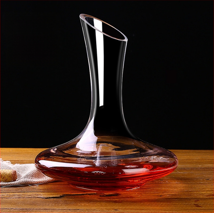 Švino neturintis krištolo raudonojo vyno dekanteris, kūrybinis stiklo pilstytojas, greito vyno spirito vyno rinkinys, raudonojo vyno taurė
