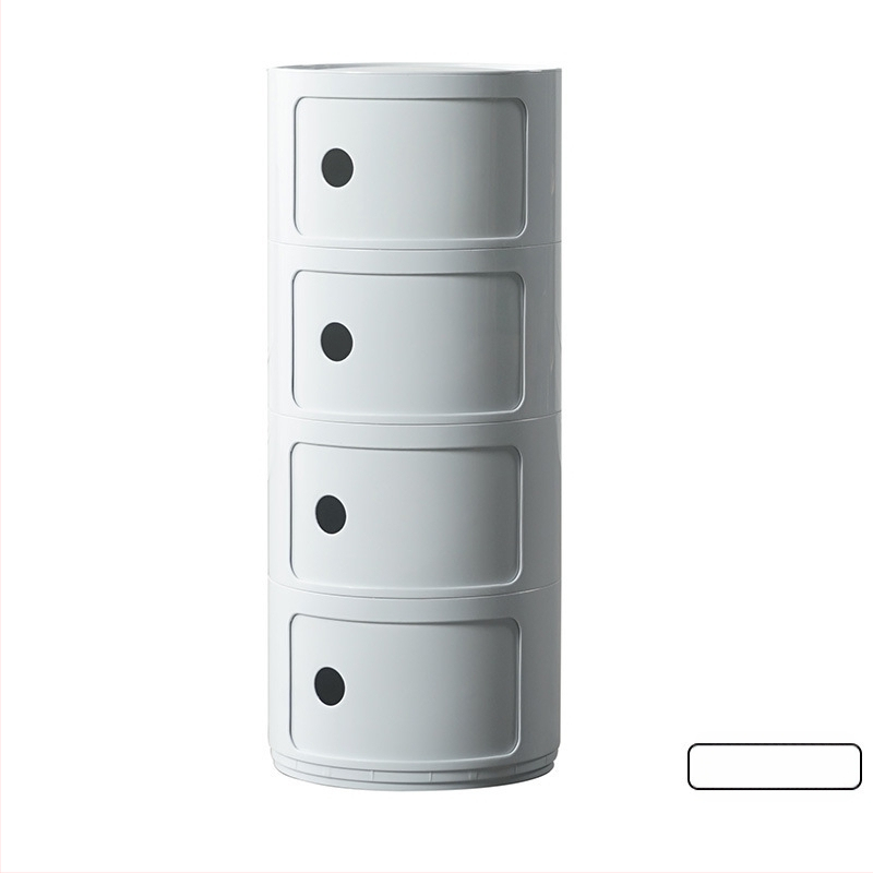 Nordic Ins Internet Celebrity ümar öökapp moodne minimalistlik plastmassist hoiukapp elutoa hoiukapp mitmekihiline väike külgkapp