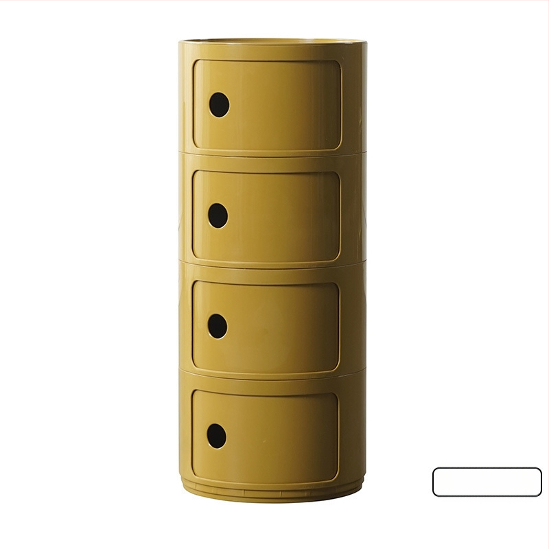 Nordic Ins Internet Celebrity ümar öökapp moodne minimalistlik plastmassist hoiukapp elutoa hoiukapp mitmekihiline väike külgkapp