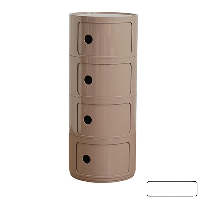 Nordic Ins Internet Celebrity ümar öökapp moodne minimalistlik plastmassist hoiukapp elutoa hoiukapp mitmekihiline väike külgkapp