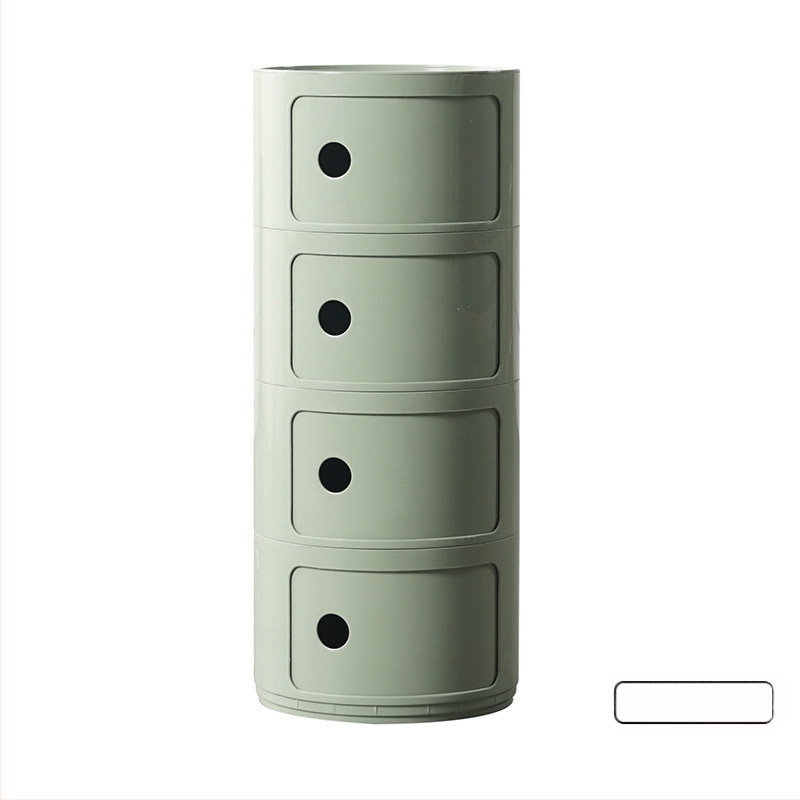 Nordic Ins Internet Celebrity ümar öökapp moodne minimalistlik plastmassist hoiukapp elutoa hoiukapp mitmekihiline väike külgkapp