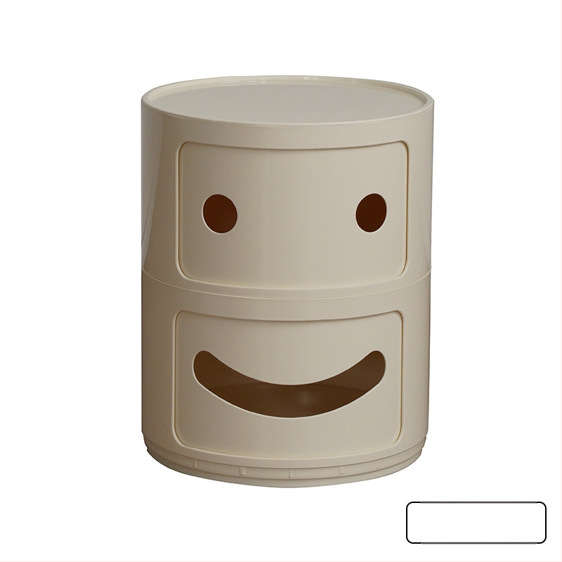 Nordic Ins Internet Celebrity ümar öökapp moodne minimalistlik plastmassist hoiukapp elutoa hoiukapp mitmekihiline väike külgkapp