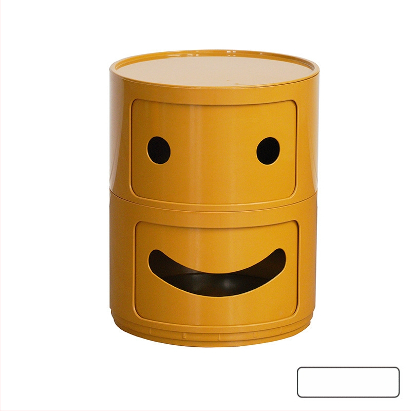 Nordic Ins Internet Celebrity ümar öökapp moodne minimalistlik plastmassist hoiukapp elutoa hoiukapp mitmekihiline väike külgkapp