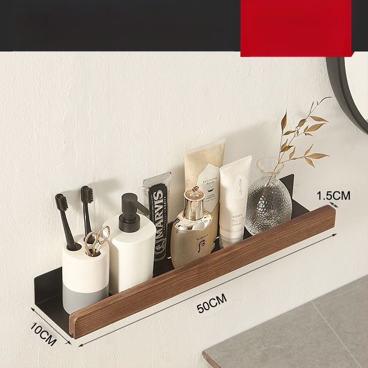 Kreminio stiliaus rąstinė tualeto laikymo lentyna, praplatinta be perforatoriaus, tualeto, vonios kambario, praustuvo laikymo lentyna