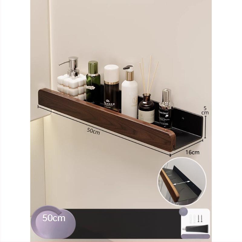 Kreminio stiliaus rąstinė tualeto laikymo lentyna, praplatinta be perforatoriaus, tualeto, vonios kambario, praustuvo laikymo lentyna