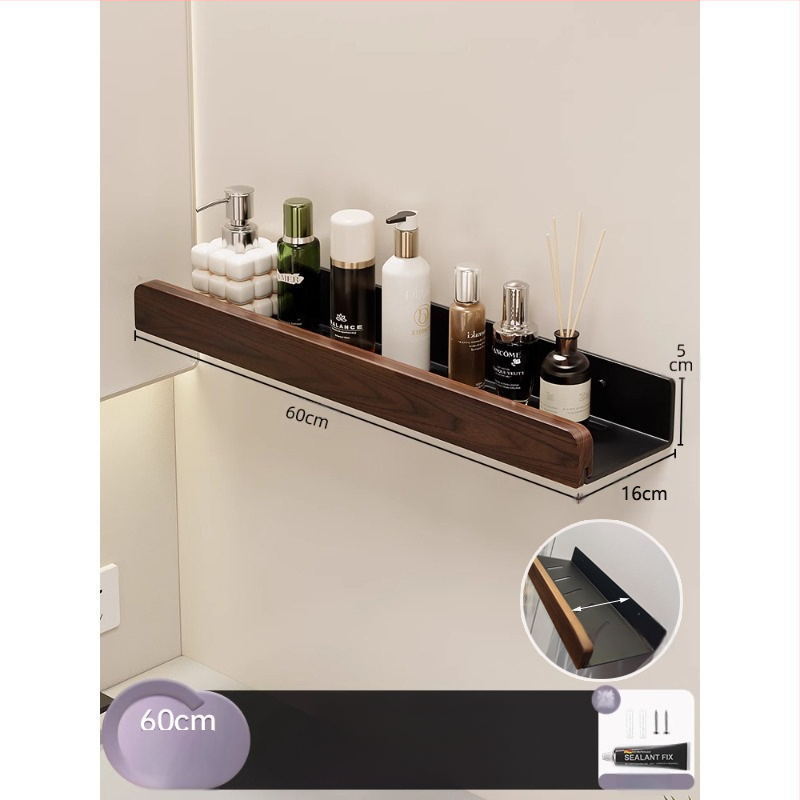 Kreminio stiliaus rąstinė tualeto laikymo lentyna, praplatinta be perforatoriaus, tualeto, vonios kambario, praustuvo laikymo lentyna