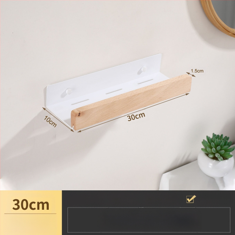 Kreminio stiliaus rąstinė tualeto laikymo lentyna, praplatinta be perforatoriaus, tualeto, vonios kambario, praustuvo laikymo lentyna