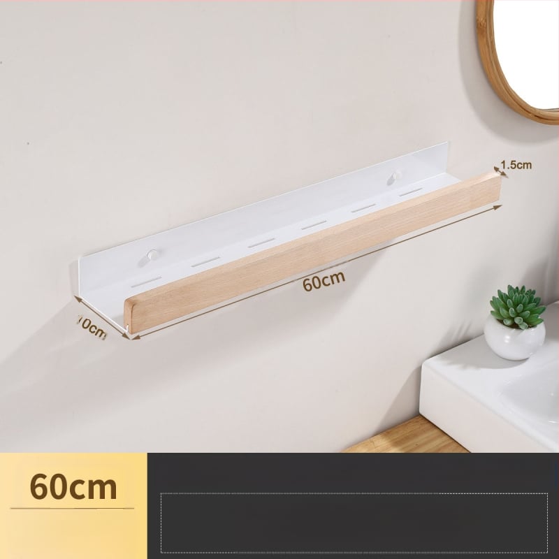 Kreminio stiliaus rąstinė tualeto laikymo lentyna, praplatinta be perforatoriaus, tualeto, vonios kambario, praustuvo laikymo lentyna