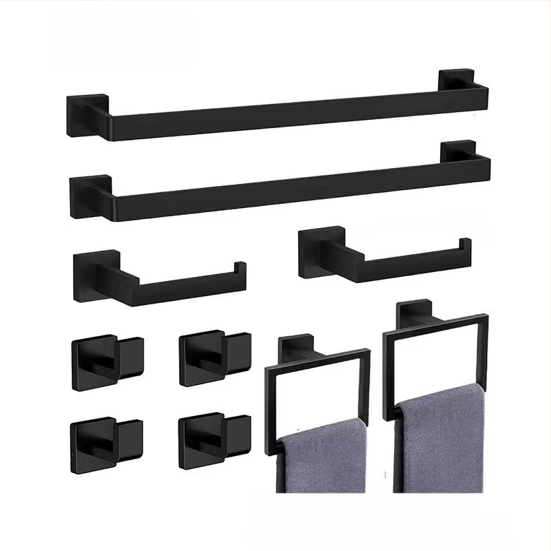 ♡Skersinis kvadratinis vamzdinis rankšluosčių kabykla, nerūdijančio plieno rankšluosčių kabykla, rankšluosčių žiedas, vonios kambario palto kabliukas, servetėlių laikiklis, vonios kambario pakabinimas