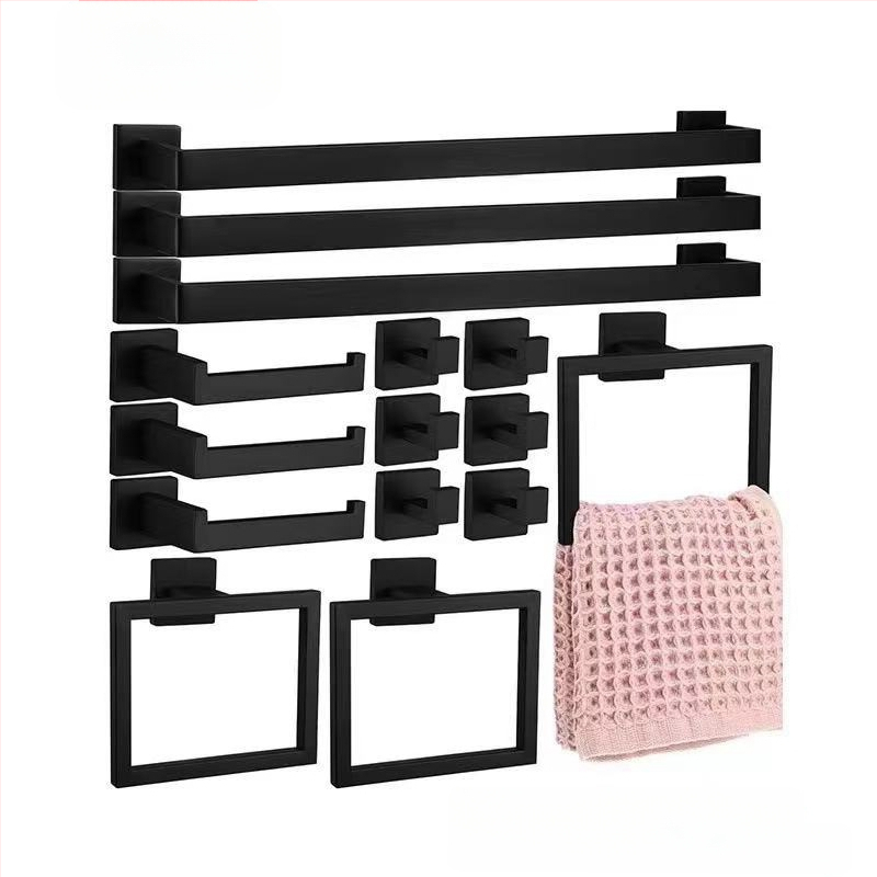 ♡Skersinis kvadratinis vamzdinis rankšluosčių kabykla, nerūdijančio plieno rankšluosčių kabykla, rankšluosčių žiedas, vonios kambario palto kabliukas, servetėlių laikiklis, vonios kambario pakabinimas