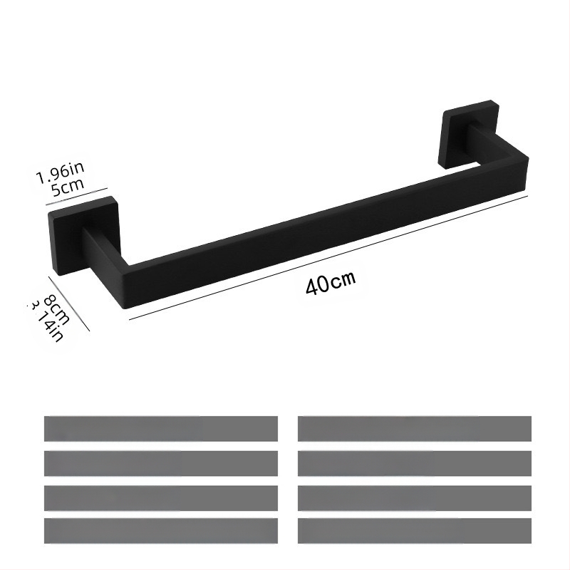 ♡Skersinis kvadratinis vamzdinis rankšluosčių kabykla, nerūdijančio plieno rankšluosčių kabykla, rankšluosčių žiedas, vonios kambario palto kabliukas, servetėlių laikiklis, vonios kambario pakabinimas