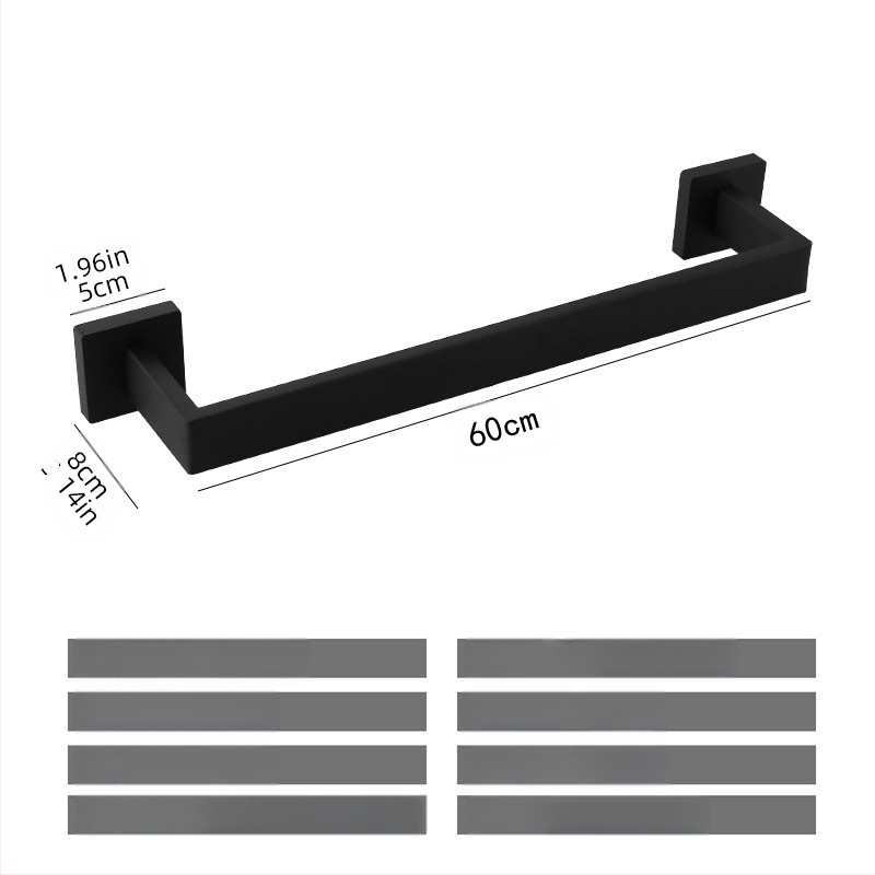 ♡Skersinis kvadratinis vamzdinis rankšluosčių kabykla, nerūdijančio plieno rankšluosčių kabykla, rankšluosčių žiedas, vonios kambario palto kabliukas, servetėlių laikiklis, vonios kambario pakabinimas