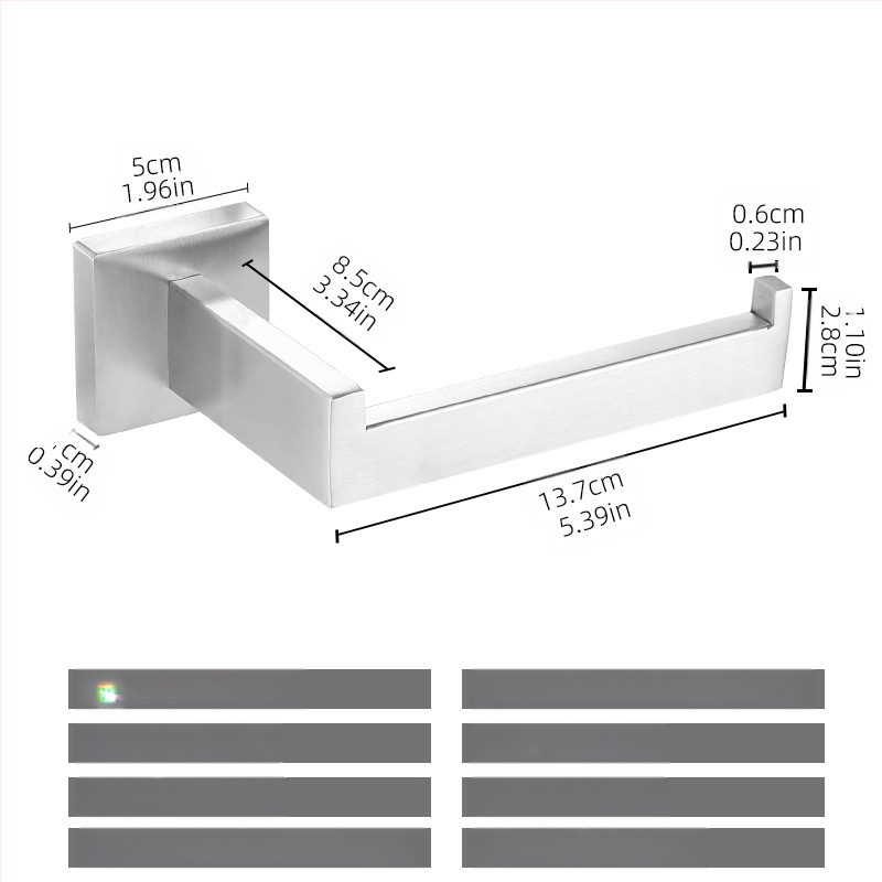 ♡Skersinis kvadratinis vamzdinis rankšluosčių kabykla, nerūdijančio plieno rankšluosčių kabykla, rankšluosčių žiedas, vonios kambario palto kabliukas, servetėlių laikiklis, vonios kambario pakabinimas