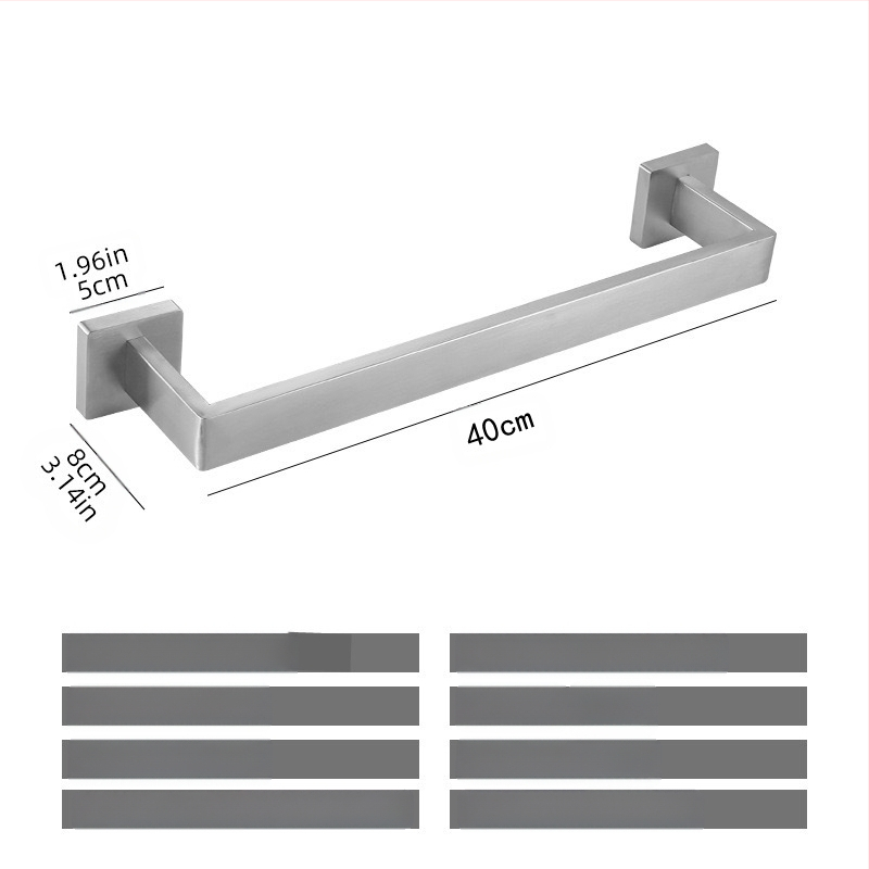 ♡Skersinis kvadratinis vamzdinis rankšluosčių kabykla, nerūdijančio plieno rankšluosčių kabykla, rankšluosčių žiedas, vonios kambario palto kabliukas, servetėlių laikiklis, vonios kambario pakabinimas