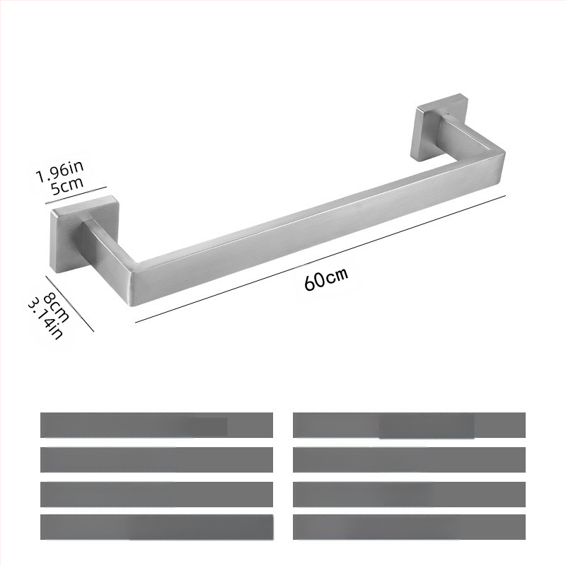♡Skersinis kvadratinis vamzdinis rankšluosčių kabykla, nerūdijančio plieno rankšluosčių kabykla, rankšluosčių žiedas, vonios kambario palto kabliukas, servetėlių laikiklis, vonios kambario pakabinimas