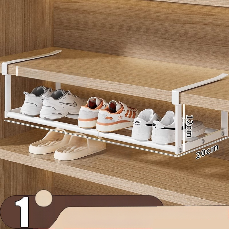 Sissetõmmatav kingariiul, majapidamiskingakapp, kihiline vahesein, kinga hoiustamise artefakt, ruumisäästlik rippkorv