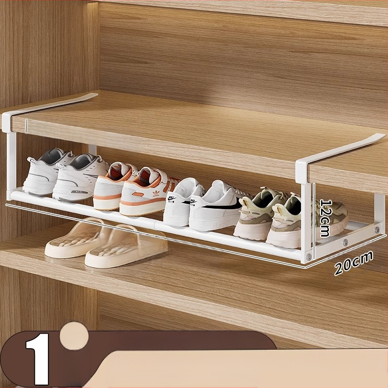 Sissetõmmatav kingariiul, majapidamiskingakapp, kihiline vahesein, kinga hoiustamise artefakt, ruumisäästlik rippkorv