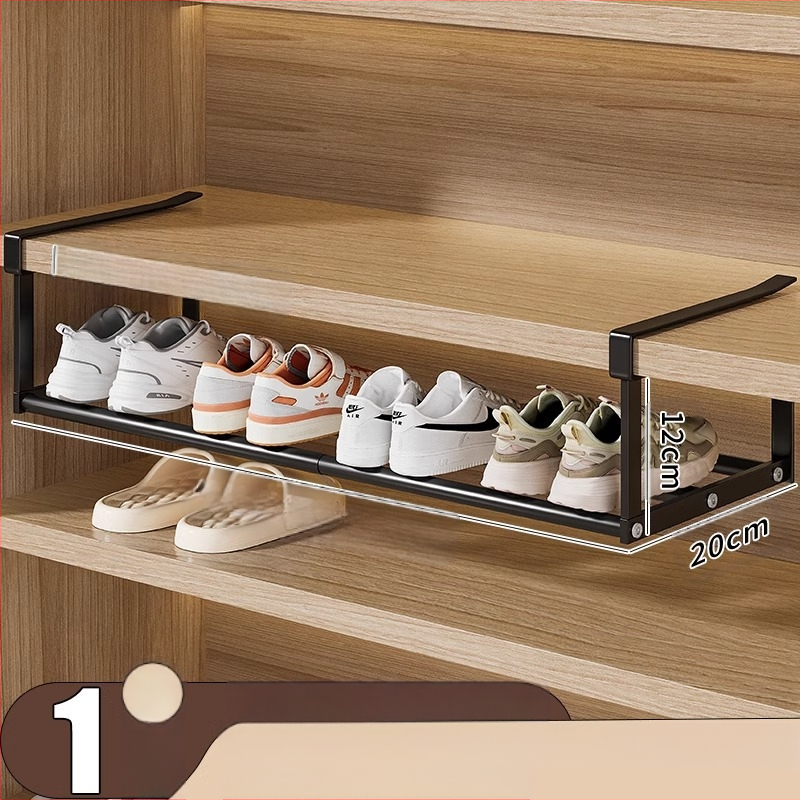 Sissetõmmatav kingariiul, majapidamiskingakapp, kihiline vahesein, kinga hoiustamise artefakt, ruumisäästlik rippkorv