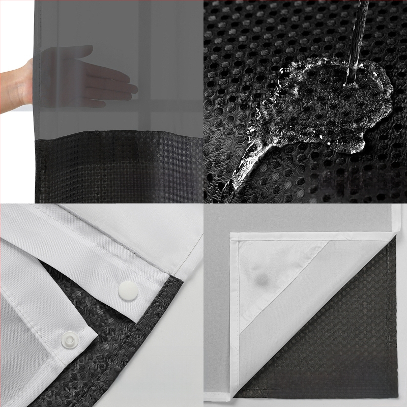 Vahvlikujulised dušikardinad, kahekihilised suured rõngad, polüester, veekindlad kardinad, vannitoakardinad, vannitoa vaheseinakardinad, veekindlad ja hallituskindlad kardinad