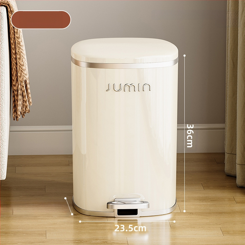 Plastmasas PP virtuves atkritumu tvertne ar vāku, ar kāju darbināmu, mājas viesistabai, pieejamai, luksusa, augstas klases, lielas ietilpības vannas istabai, guļamistabai