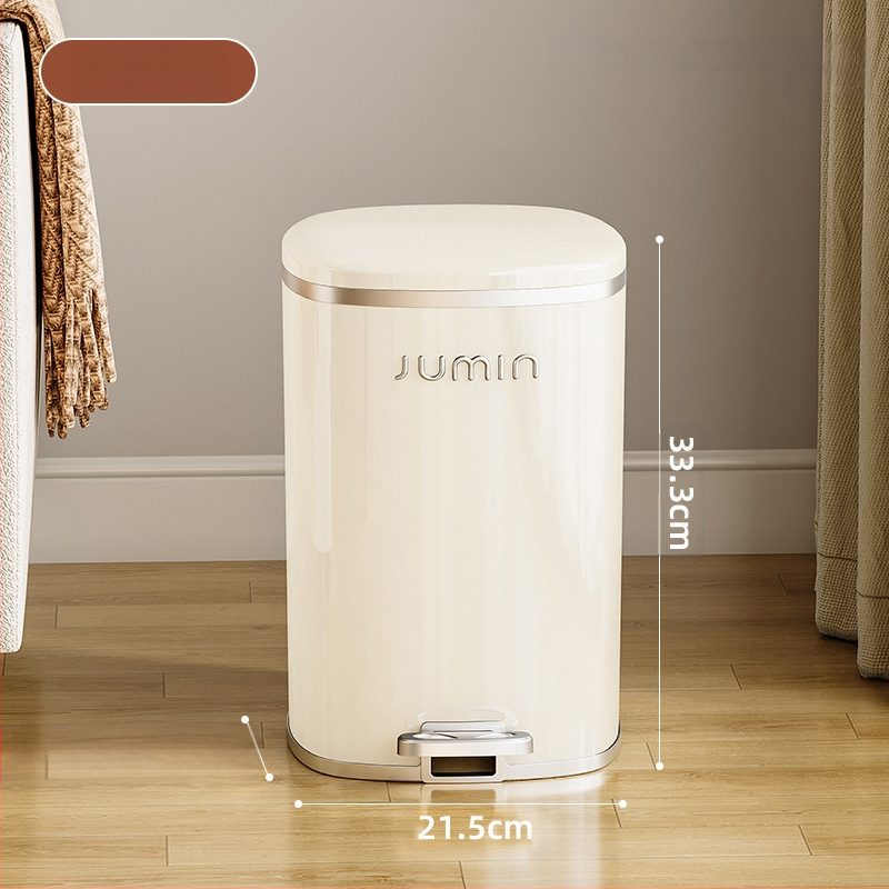 Plastmasas PP virtuves atkritumu tvertne ar vāku, ar kāju darbināmu, mājas viesistabai, pieejamai, luksusa, augstas klases, lielas ietilpības vannas istabai, guļamistabai