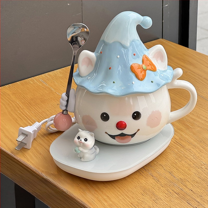 Tüdrukutele mõeldud kruus, nägus kontori kummitustega veekruus, sünnipäevakingitus, eriti ilusa kassikujuline keraamika hulgimüük