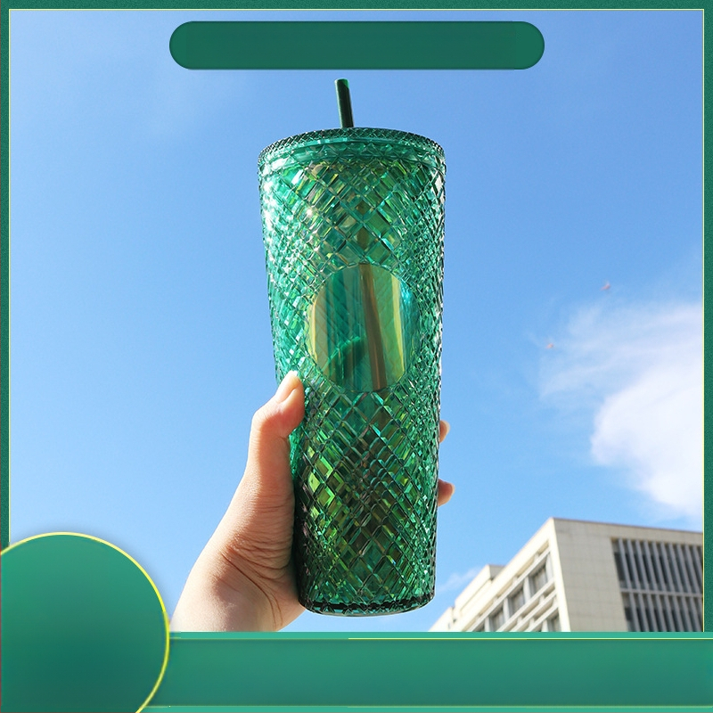 Naujas, karštai parduodamas, madingas, rotango šiaudinis puodelis, 710 ml, didelės talpos, daugiaspalvis, vidaus geriamasis puodelis, pasirenkamas tiesioginiam tiekimui iš gamyklos.