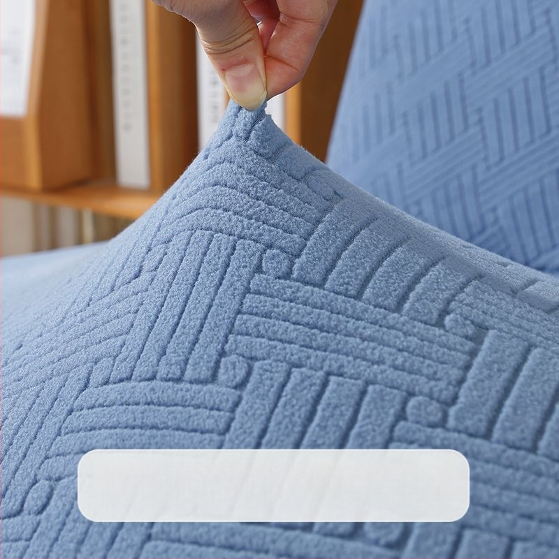 Единичен разтегателен диван, сгъваем, с двойно предназначение, без подлакътници, калъф за диван „всичко в едно“, прав ред, опростен, устойчив на петна