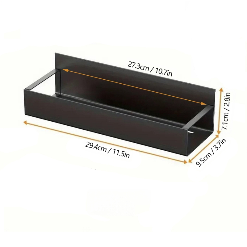 Pārrobežu ledusskapja sānu piekaramā magnētiskā absorbcijas uzglabāšanas kaste virtuves uzglabāšanas apdares uzglabāšanas caurumu dēļa magnētiskais sienas plaukts